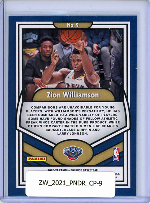 Zion Williamson 2020-21 Donruss, Complete Players #9