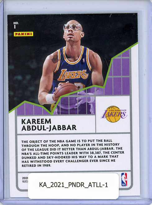 Kareem Abdul-Jabbar 2020-21 Donruss, All Time League Leaders #1