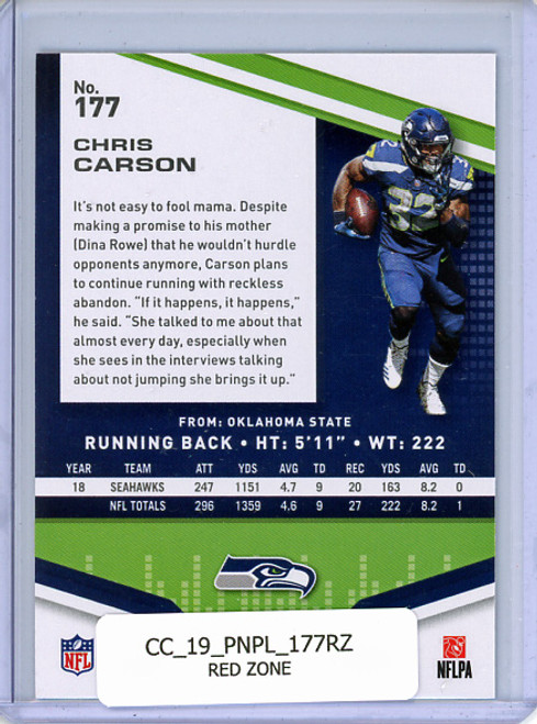 Chris Carson 2019 Playoff #177 Red Zone