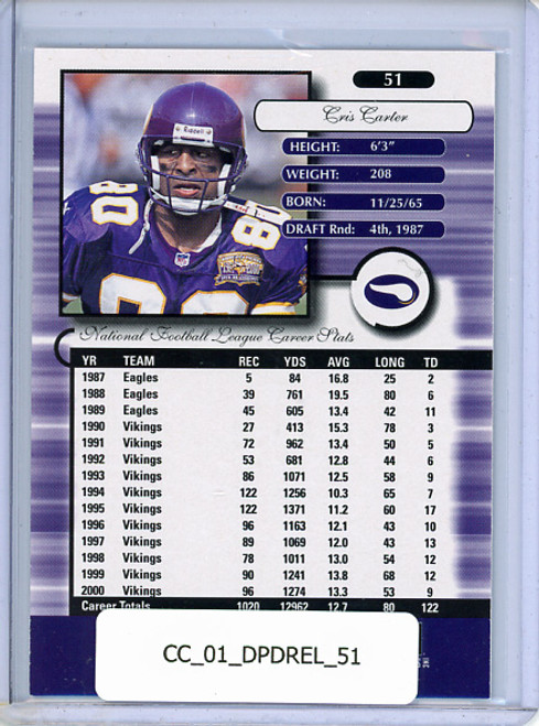 Cris Carter 2001 Donruss Elite #51