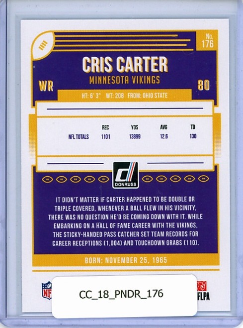 Cris Carter 2018 Donruss #176