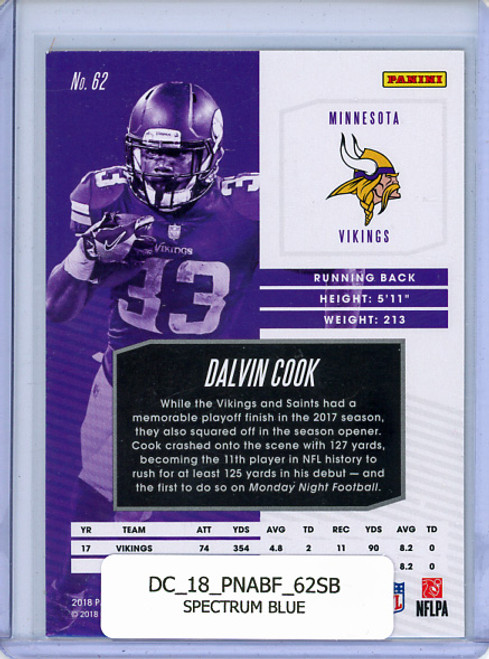 Dalvin Cook 2018 Absolute #62 Spectrum Blue