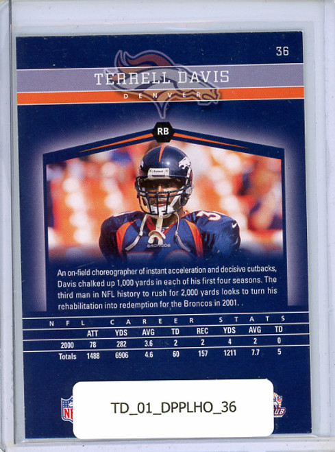 Terrell Davis 2001 Playoff Honors #36