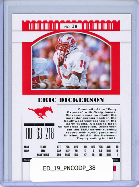 Eric Dickerson 2019 Contenders Draft Picks #38