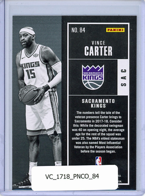 Vince Carter 2017-18 Contenders #84