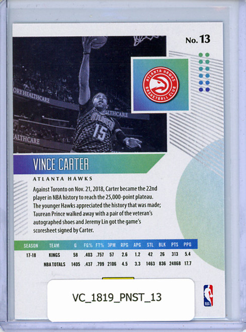 Vince Carter 2018-19 Status #13