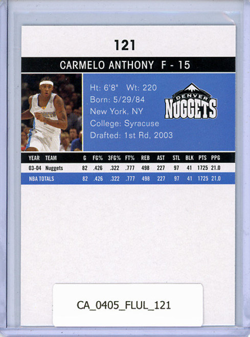 Carmelo Anthony 2004-05 Ultra #121