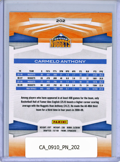 Carmelo Anthony 2009-10 Panini #202