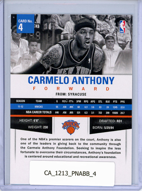 Carmelo Anthony 2012-13 Absolute #4