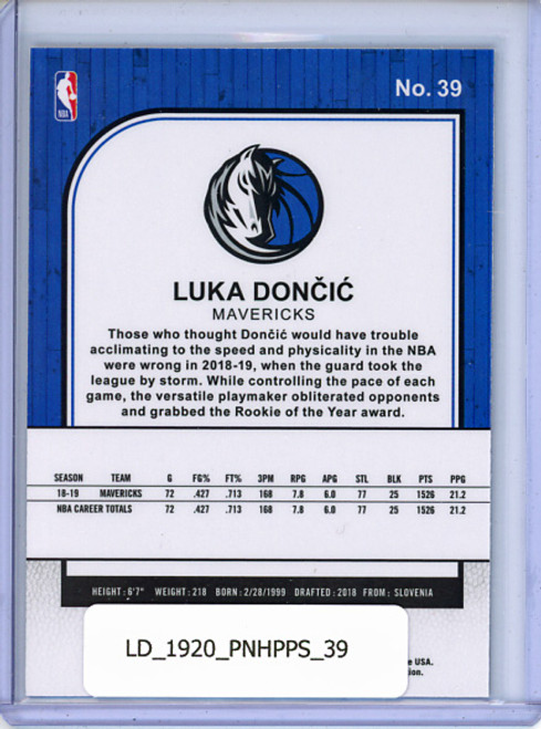 Luka Doncic 2019-20 Hoops Premium Stock #39