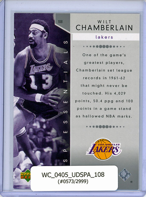 Wilt Chamberlain 2004-05 SP Authentic #108 SP Essentials (#0573/2999)