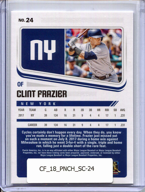 Clint Frazier 2018 Chronicles, Score #24