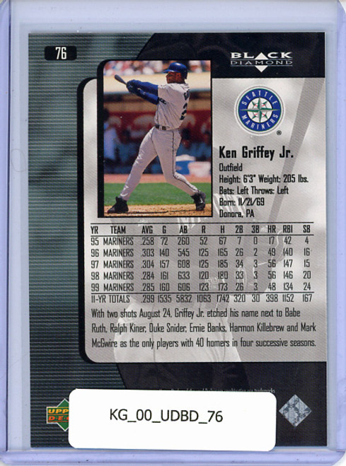 Ken Griffey Jr. 2000 Black Diamond #76