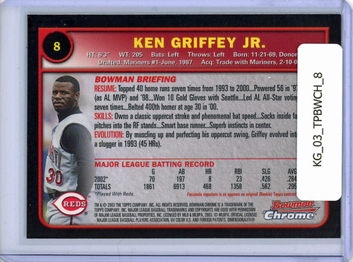 Ken Griffey Jr. 2003 Bowman Chrome #8