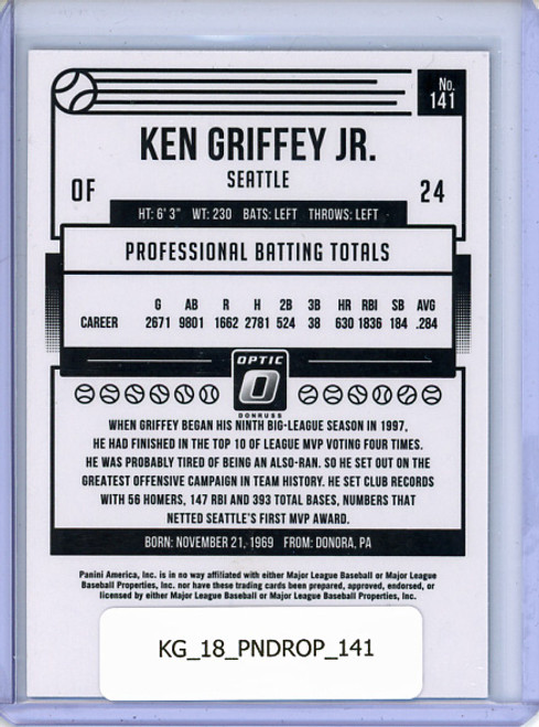 Ken Griffey Jr. 2018 Donruss Optic #141