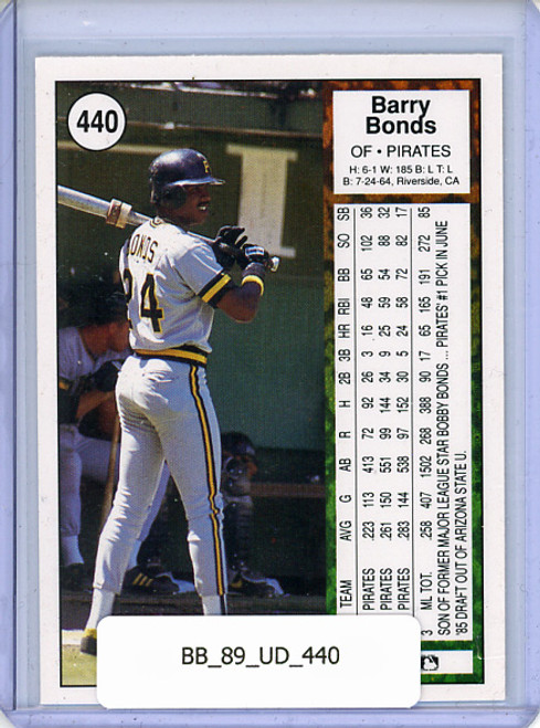 Barry Bonds 1989 Upper Deck #440