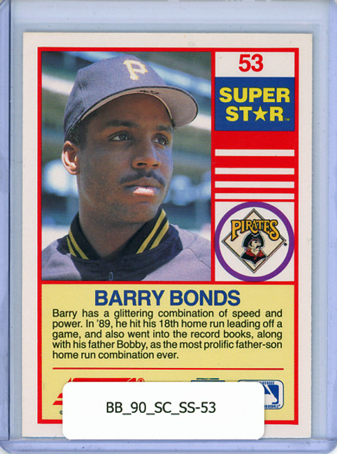 Barry Bonds 1990 Score, 100 Superstars #53