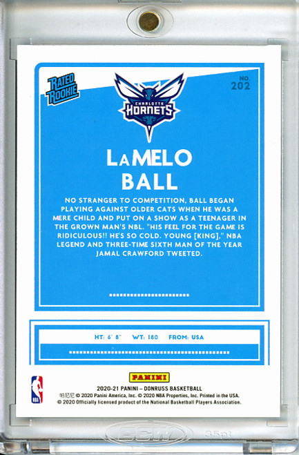 LaMelo Ball 2020-21 Donruss #202 (4)