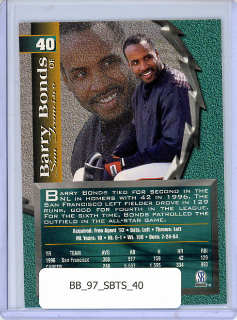 Barry Bonds 1997 Score Board Talk N' Sports #40