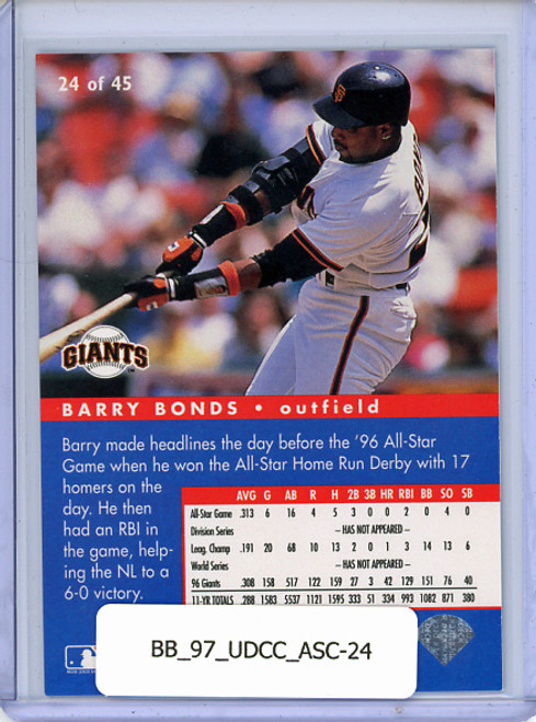 Barry Bonds 1997 Collector's Choice, All-Star Connection #24