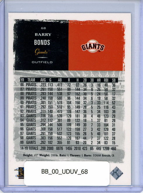 Barry Bonds 2000 Ultimate Victory #68