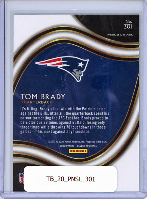Tom Brady 2020 Select #301 Field Level
