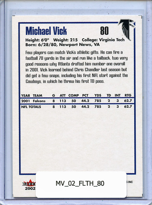 Michael Vick 2002 Throwbacks #80