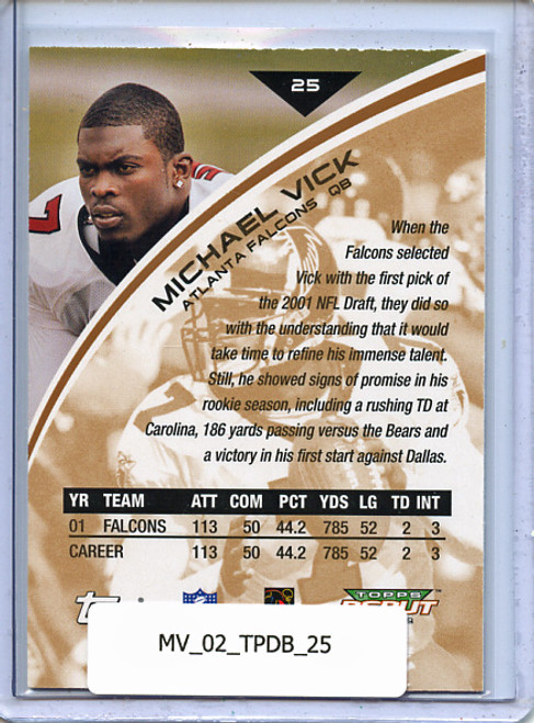 Michael Vick 2002 Topps Debut #25