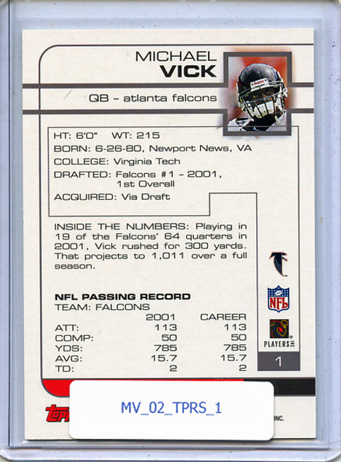Michael Vick 2002 Reserve #1