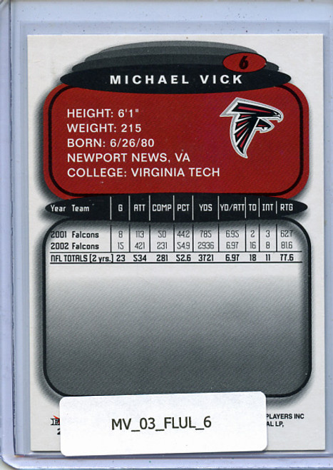 Michael Vick 2003 Ultra #6
