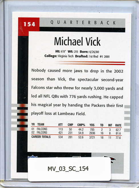 Michael Vick 2003 Score #154