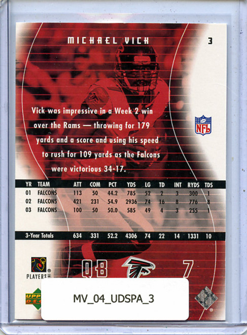 Michael Vick 2004 SP Authentic #3