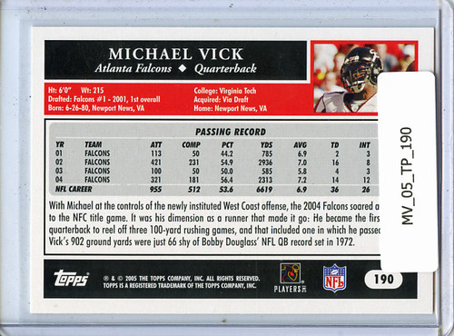 Michael Vick 2005 Topps #190