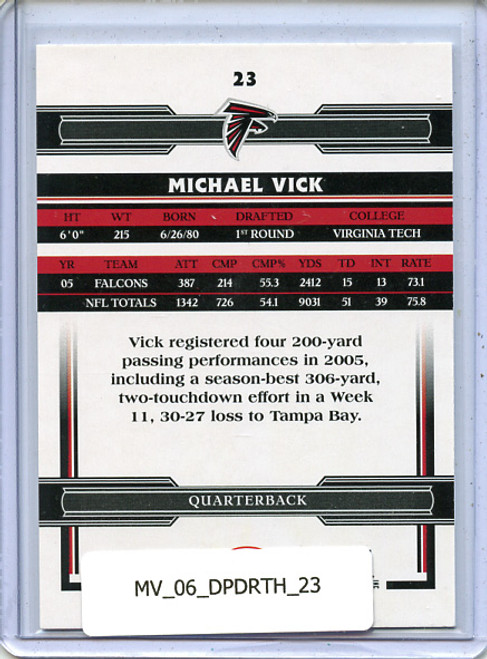 Michael Vick 2006 Donruss Threads #23