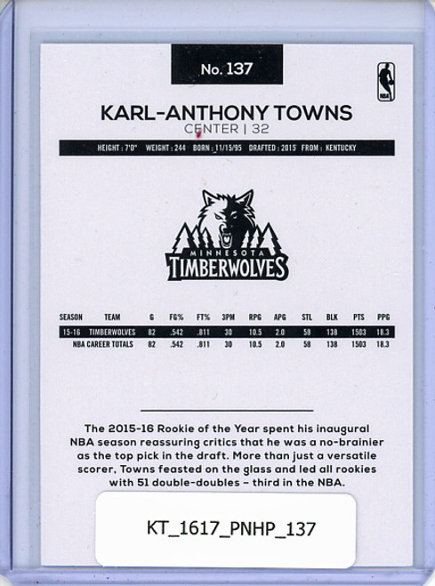 Karl-Anthony Towns 2016-17 Hoops #137