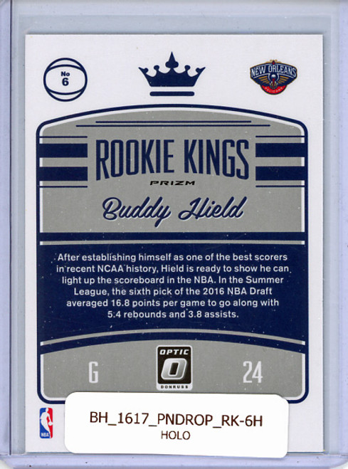 Buddy Hield 2016-17 Donruss Optic, Rookie Kings #6 Holo