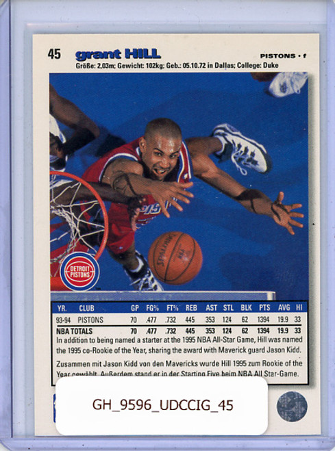 Grant Hill 1995-96 Collector's Choice International German #45