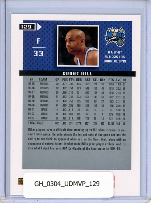 Grant Hill 2003-04 MVP #129