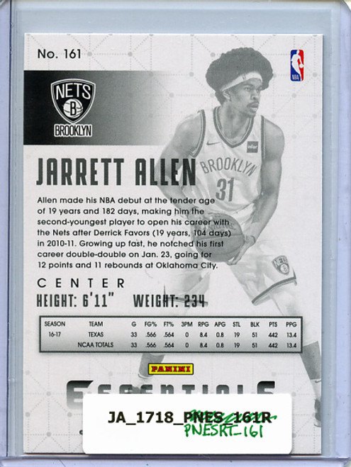 Jarrett Allen 2017-18 Essentials #161 Retail