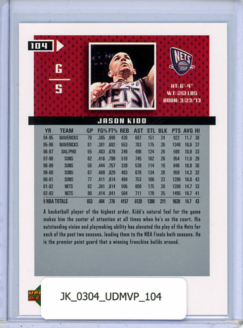 Jason Kidd 2003-04 MVP #104