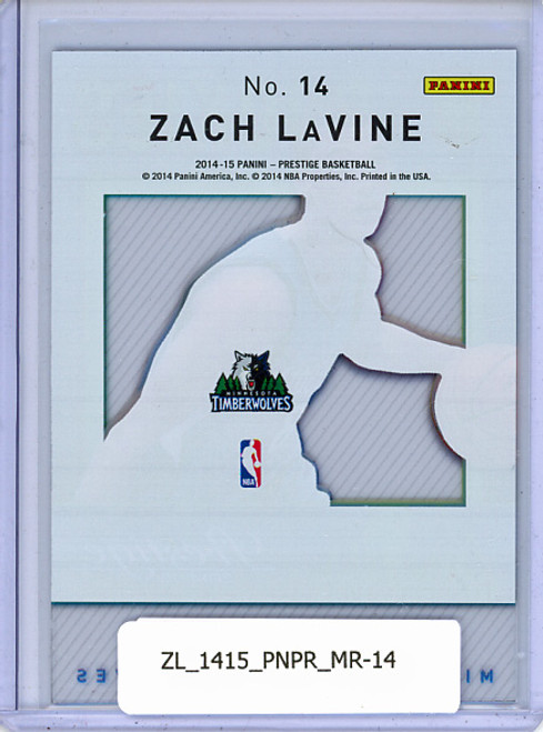 Zach LaVine 2014-15 Prestige, Mystery Rookies #14