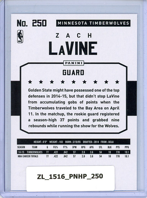 Zach LaVine 2015-16 Hoops #250