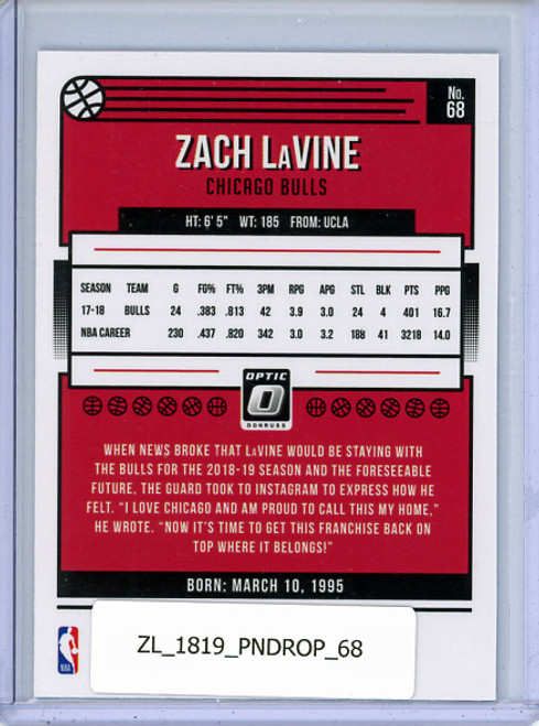 Zach LaVine 2018-19 Donruss Optic #68