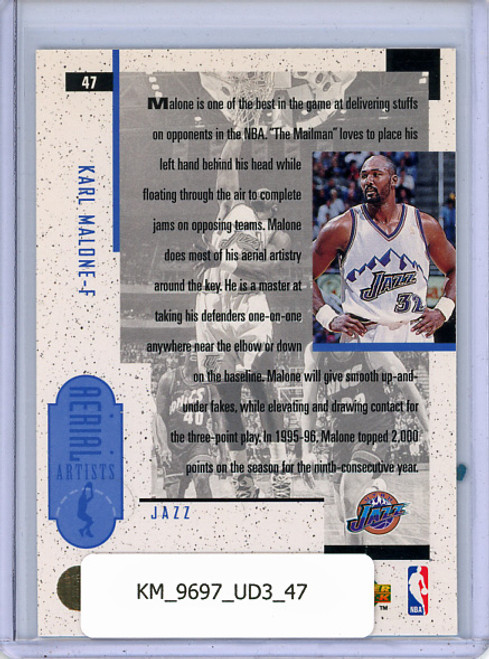 Karl Malone 1996-97 UD3 #41 Aerial Artists