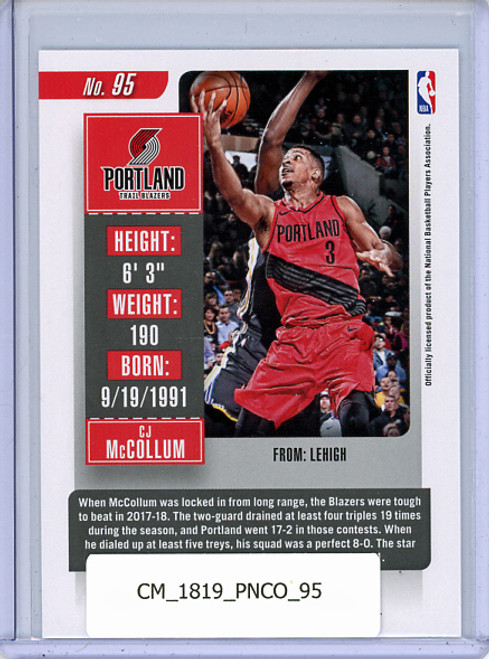 C.J. McCollum 2018-19 Contenders #95