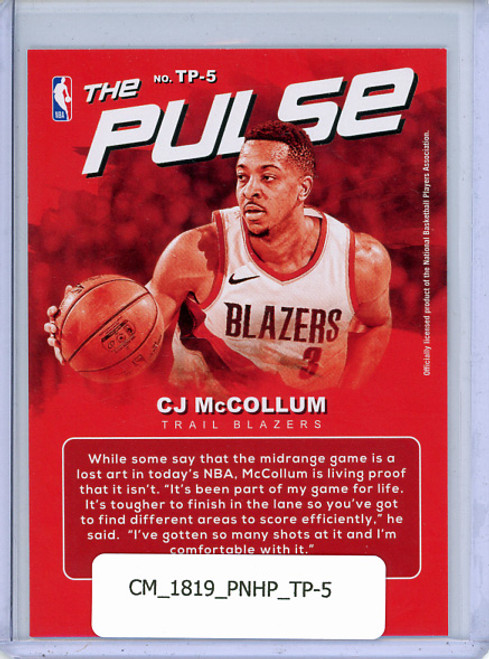 C.J. McCollum 2018-19 Hoops, The Pulse #TP-5