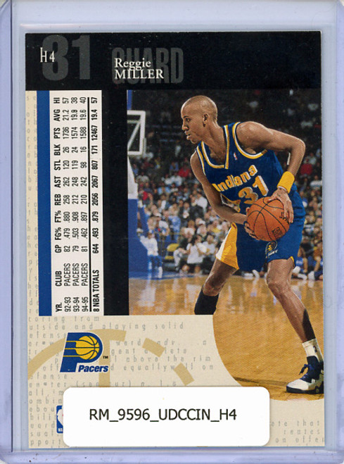 Reggie Miller 1995-96 Collector's Choice International, Holograms #H4