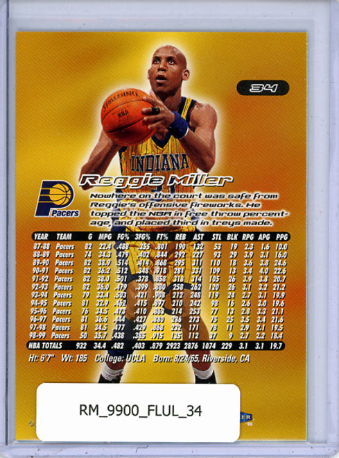 Reggie Miller 1999-00 Ultra #34