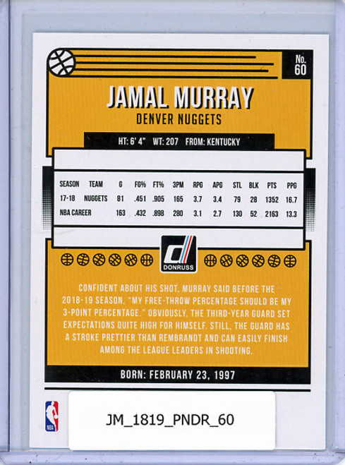 Jamal Murray 2018-19 Donruss #60