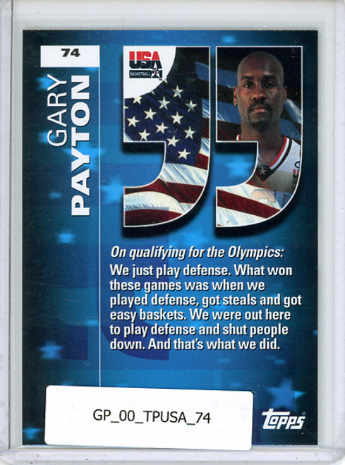 Gary Payton 2000 Topps USA #74